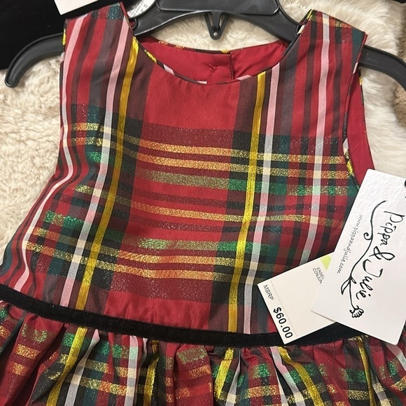 Girls Christmas Dress and Bolero - Picture 2 of 4